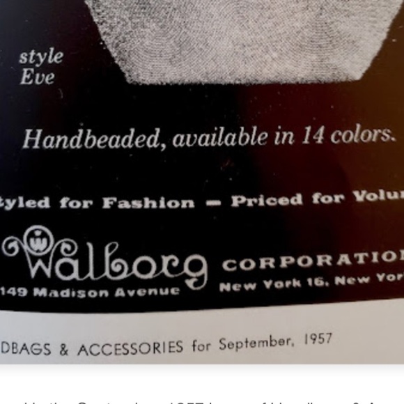 Vintage 1950s Walborg Vinyl Patent Leather Purse In Blue - Picture 13 of 14